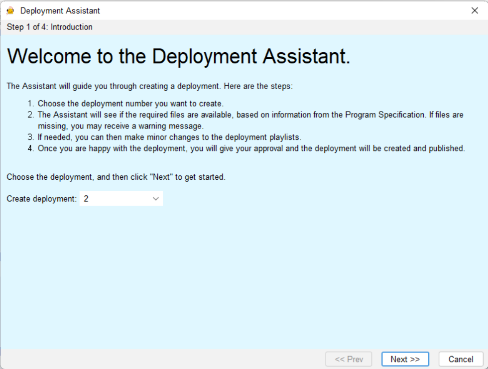 Amplio Deployment Interface